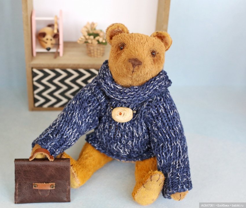 Мишка Тедди в свитере — Авторские мишки Тедди и друзья: фото (фото 2)
