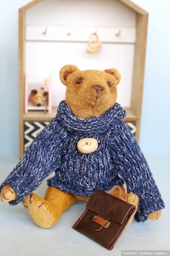 Мишка Тедди в свитере — Авторские мишки Тедди и друзья: фото (фото 3)