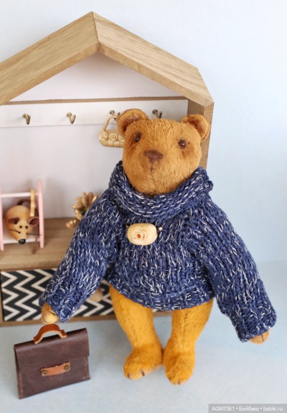 Мишка Тедди в свитере — Авторские мишки Тедди и друзья: фото