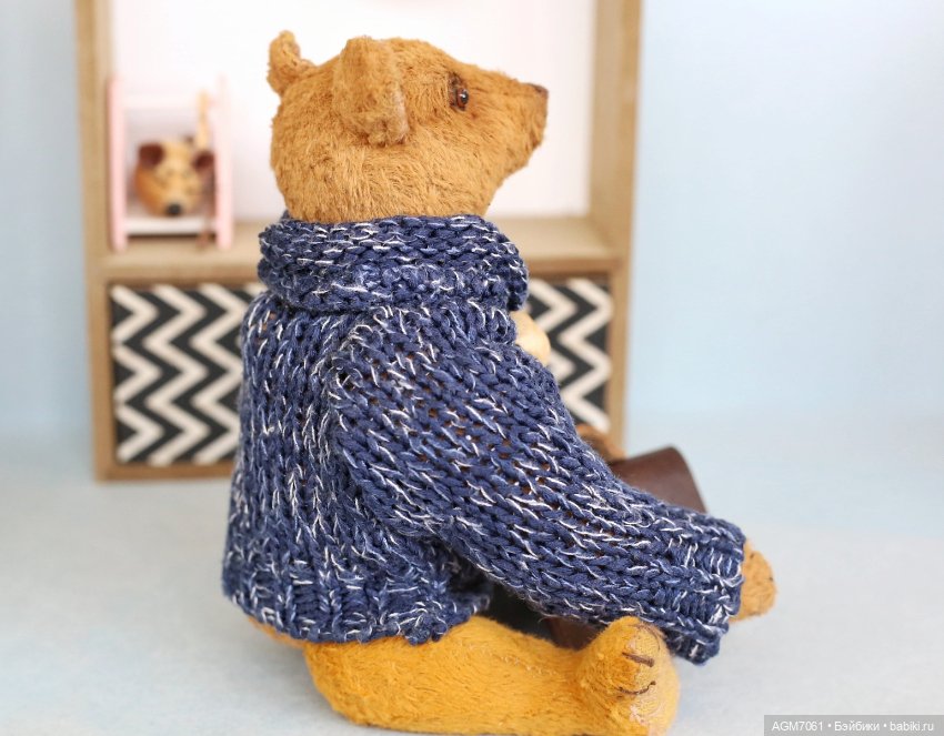 Мишка Тедди в свитере — Авторские мишки Тедди и друзья: фото (фото 4)