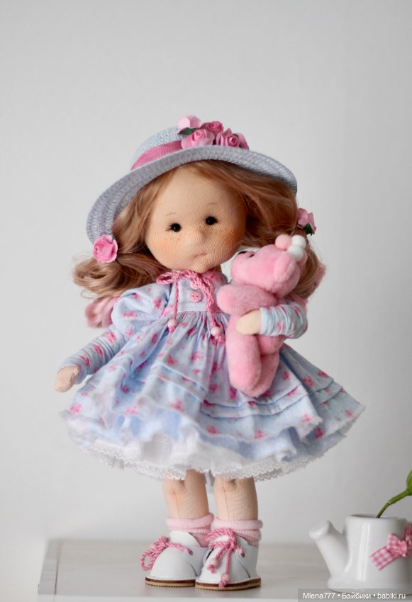 Мишель , интерьерная текстильная кукла (фото 2)