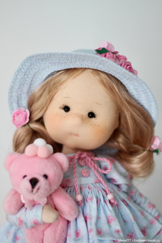 Мишель , интерьерная текстильная кукла (фото 4)