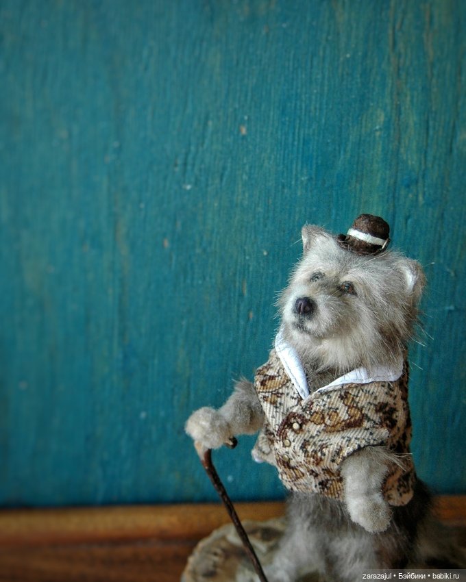 Мистер Серый Волк — Авторские мишки Тедди и друзья: фото (фото 3)