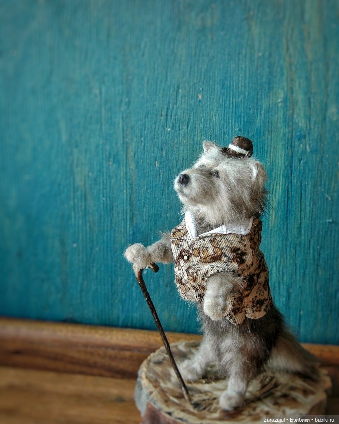 Мистер Серый Волк — Авторские мишки Тедди и друзья: фото (фото 2)