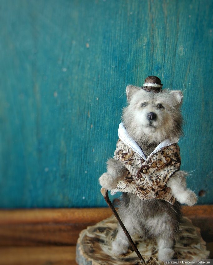 Мистер Серый Волк — Авторские мишки Тедди и друзья: фото