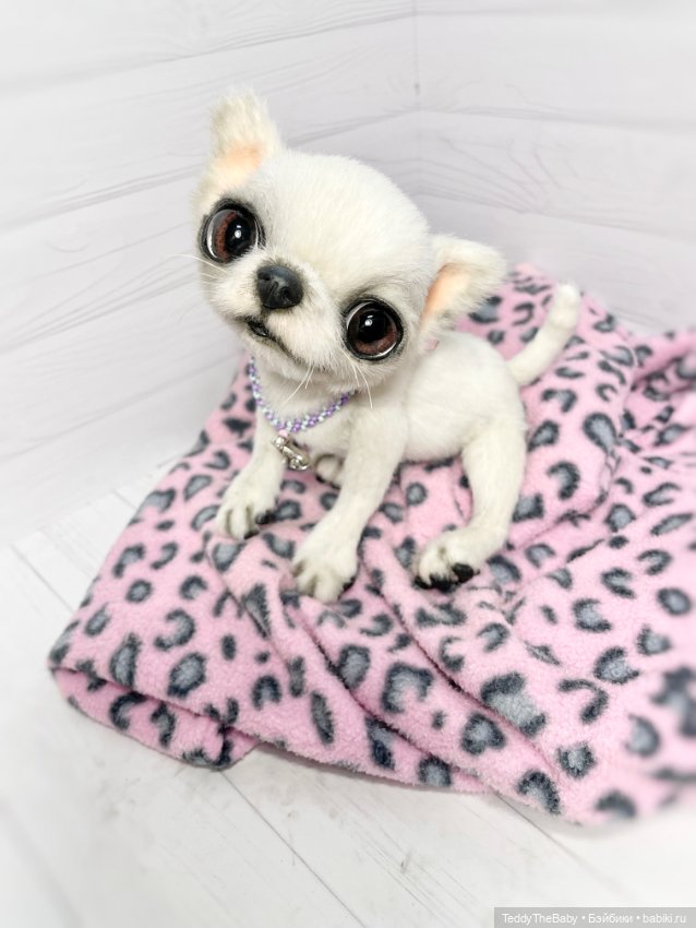 Снежа 🐾17 см щенок тедди — Реалистичные игрушки и звери (Натюр): собаки