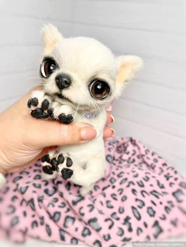 Снежа 🐾17 см щенок тедди — Реалистичные игрушки и звери (Натюр): собаки