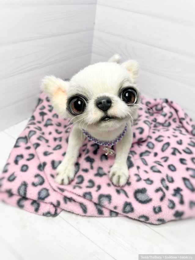 Снежа 🐾17 см щенок тедди — Реалистичные игрушки и звери (Натюр): собаки (фото 8)