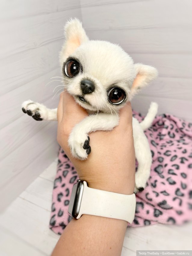 Снежа 🐾17 см щенок тедди — Реалистичные игрушки и звери (Натюр): собаки