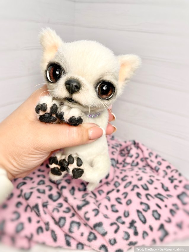 Снежа 🐾17 см щенок тедди — Реалистичные игрушки и звери (Натюр): собаки