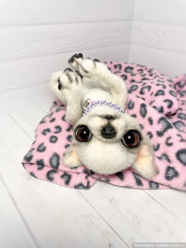 Снежа 🐾17 см щенок тедди — Реалистичные игрушки и звери (Натюр): собаки