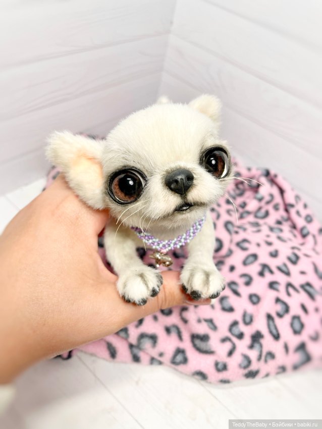 Снежа 🐾17 см щенок тедди — Реалистичные игрушки и звери (Натюр): собаки (фото 3)