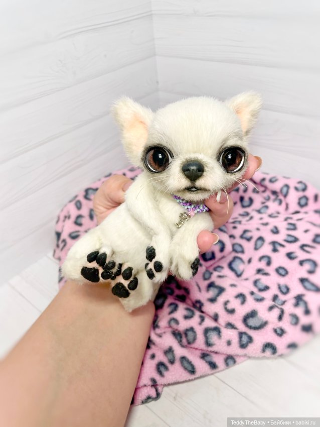 Снежа 🐾17 см щенок тедди — Реалистичные игрушки и звери (Натюр): собаки