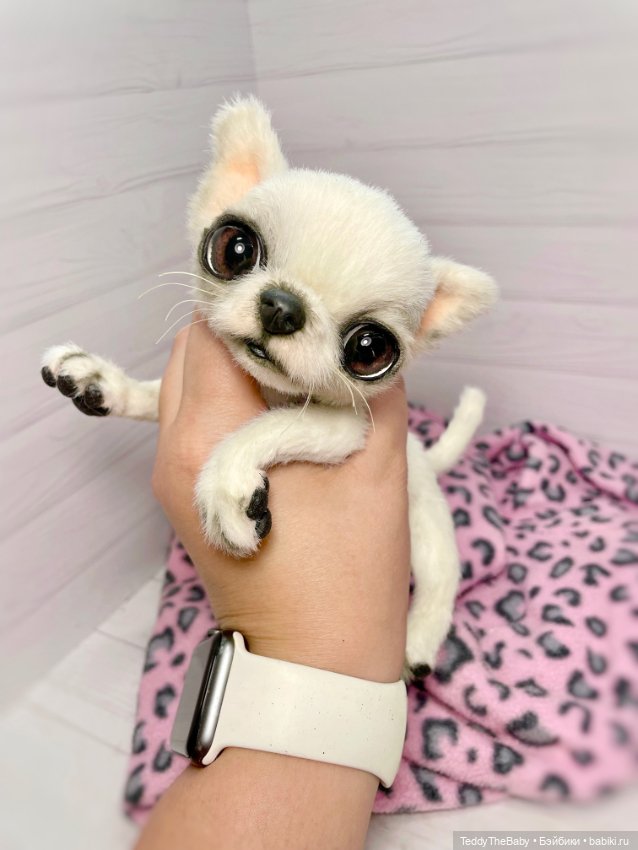 Снежа 🐾17 см щенок тедди — Реалистичные игрушки и звери (Натюр): собаки