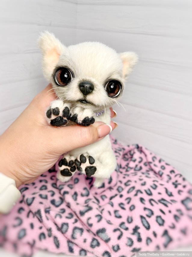 Снежа 🐾17 см щенок тедди — Реалистичные игрушки и звери (Натюр): собаки