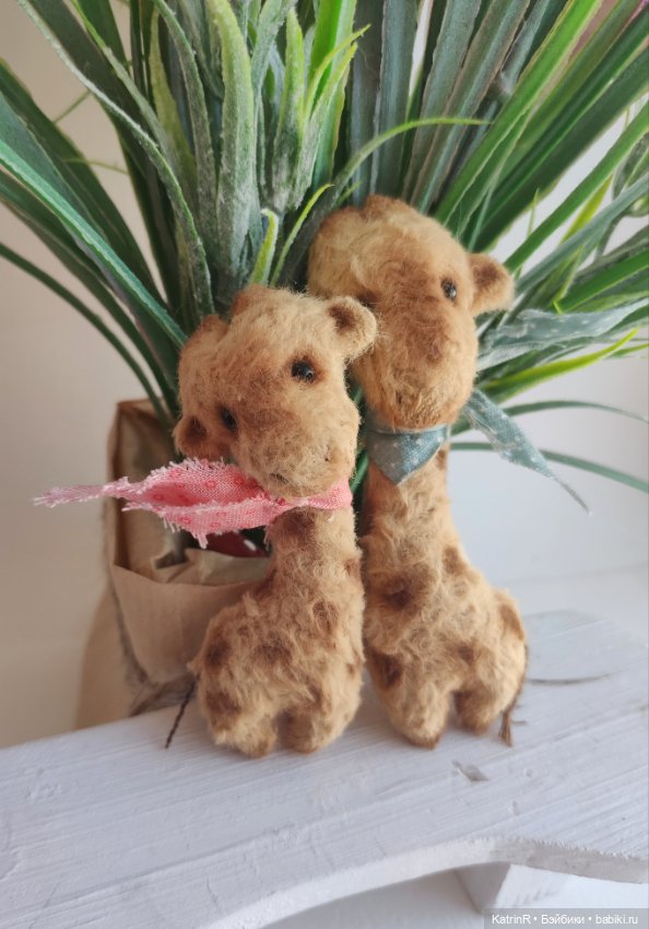 Жирафики. Брошки — Авторские мишки Тедди и друзья: фото (фото 4)