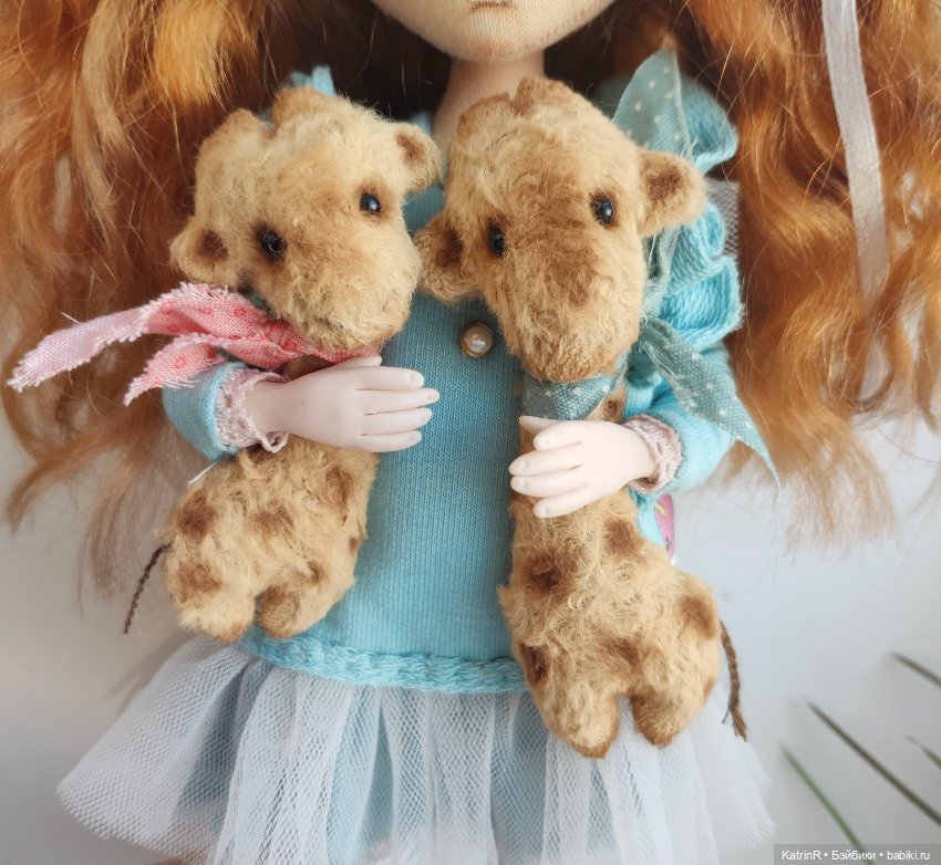 Жирафики. Брошки — Авторские мишки Тедди и друзья: фото (фото 6)