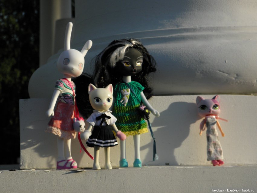 "Встреча котичек" — Азиатские виниловые куклы (разное): Китай