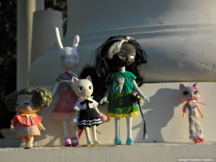 "Встреча котичек" — Азиатские виниловые куклы (разное): Китай