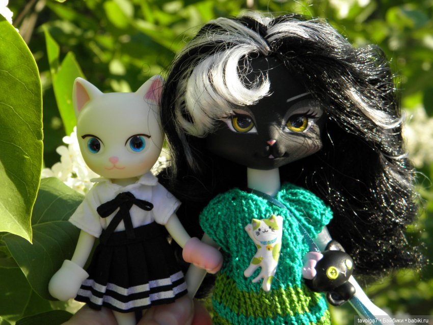 "Встреча котичек" — Азиатские виниловые куклы (разное): Китай (фото 6)