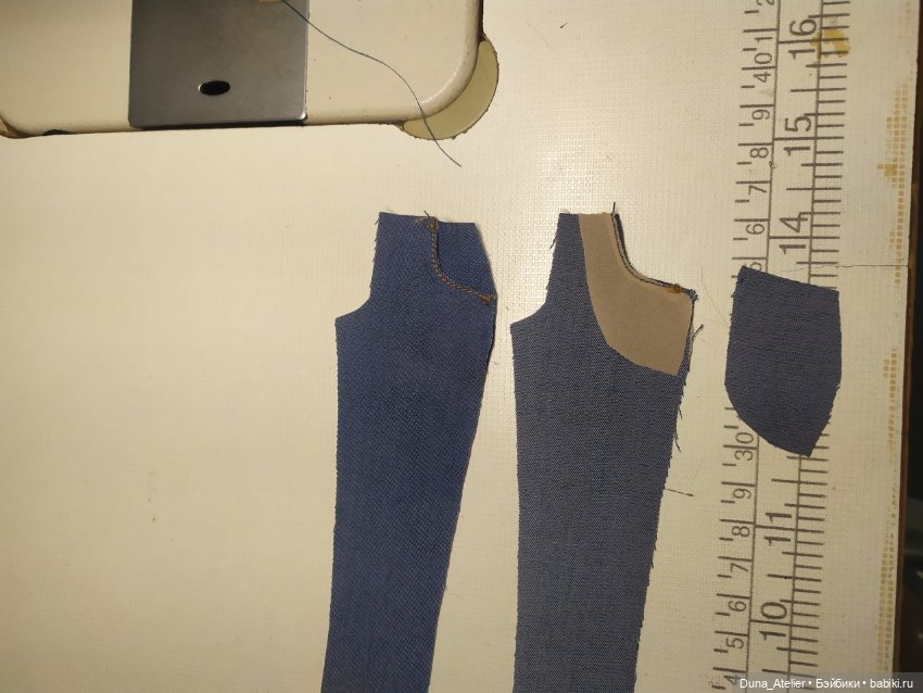 Мк джинсы для куклы с выкройкой для Блайз (фото 10)