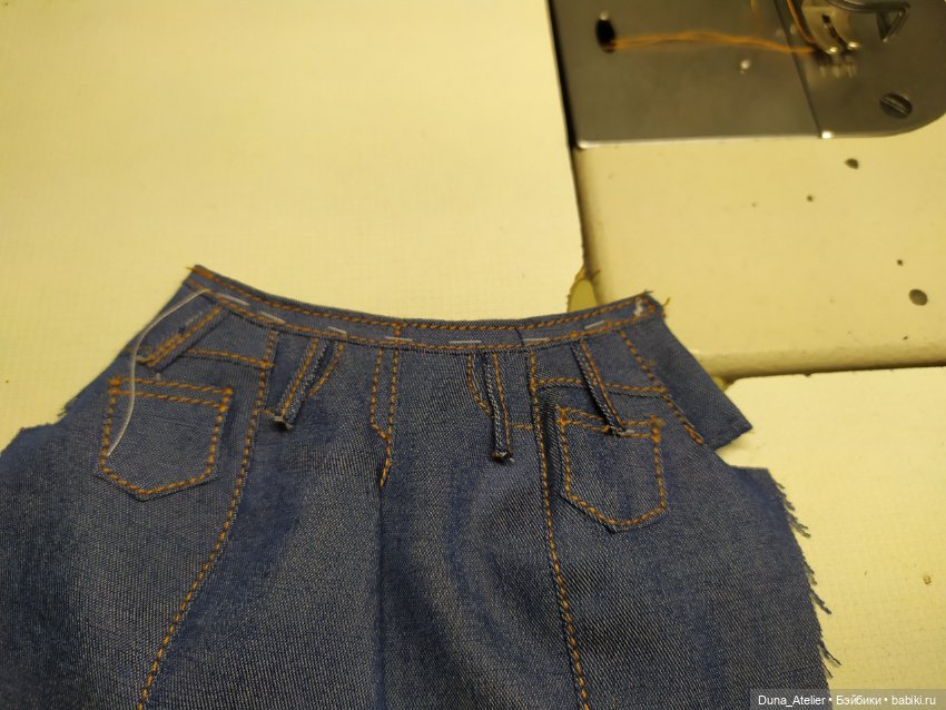 Мк джинсы для куклы с выкройкой для Блайз