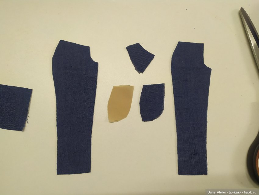 Мк джинсы для куклы с выкройкой для Блайз (фото 3)