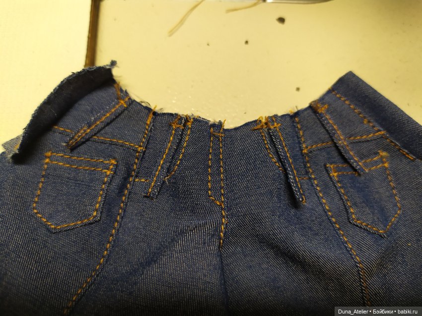 Мк джинсы для куклы с выкройкой для Блайз