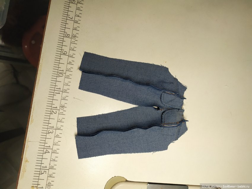 Мк джинсы для куклы с выкройкой для Блайз