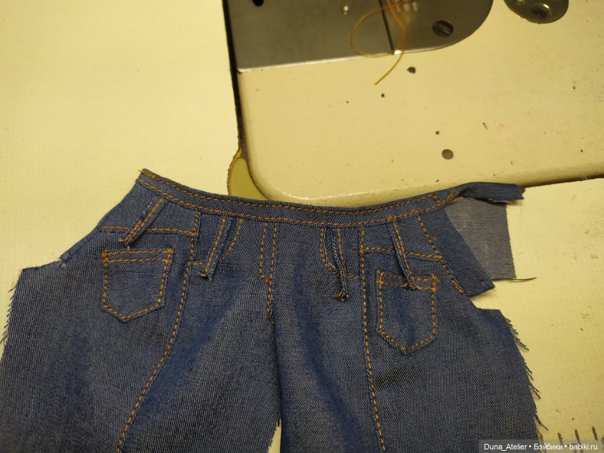 Мк джинсы для куклы с выкройкой для Блайз