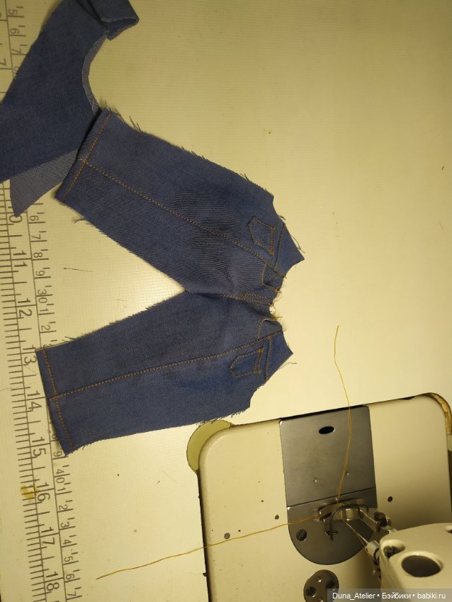 Мк джинсы для куклы с выкройкой для Блайз