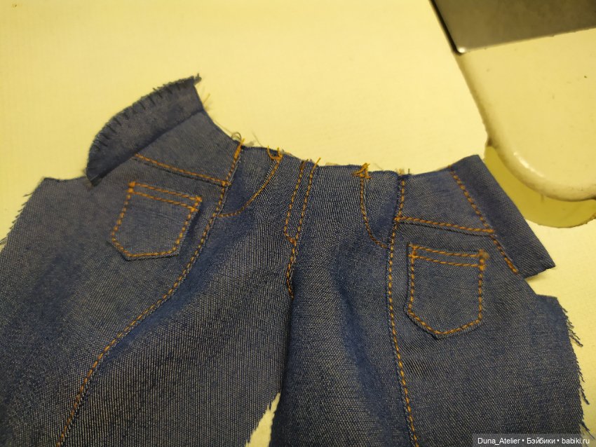 Мк джинсы для куклы с выкройкой для Блайз