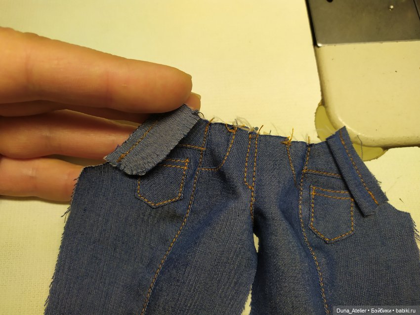 Мк джинсы для куклы с выкройкой для Блайз