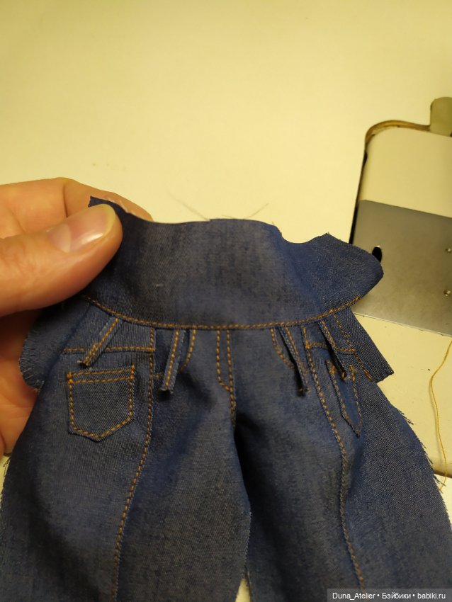 Мк джинсы для куклы с выкройкой для Блайз