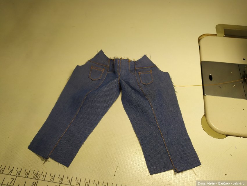 Мк джинсы для куклы с выкройкой для Блайз