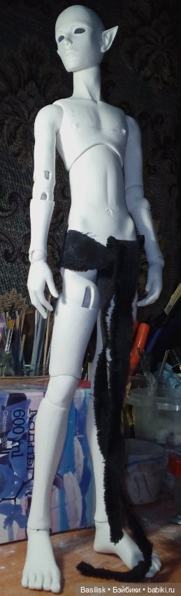 Юный эльф. Процесс — Авторские шарнирные куклы своими руками: лепка (фото 2)