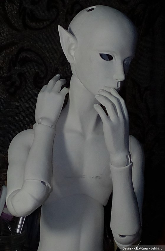 Юный эльф. Процесс — Авторские шарнирные куклы своими руками: лепка (фото 3)