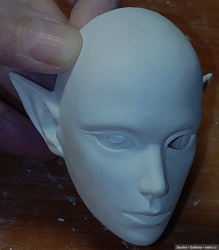 Юный эльф. Процесс — Авторские шарнирные куклы своими руками: лепка (фото 9)