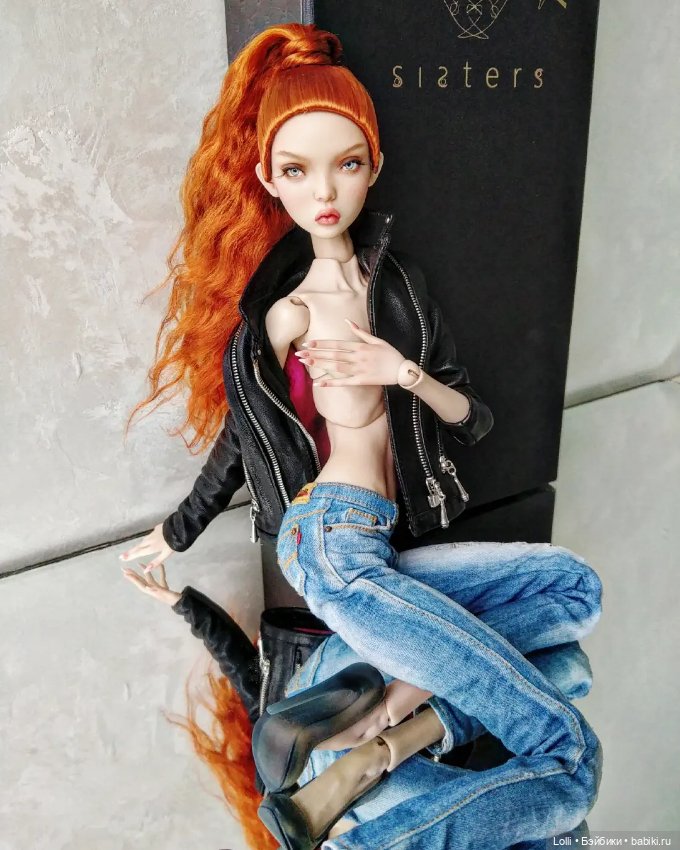 Моя первая авторская БЖД кукла сестер Поповых