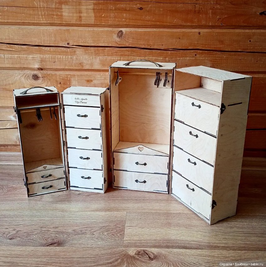 Переносные гардеробные для кукол (фото 5)