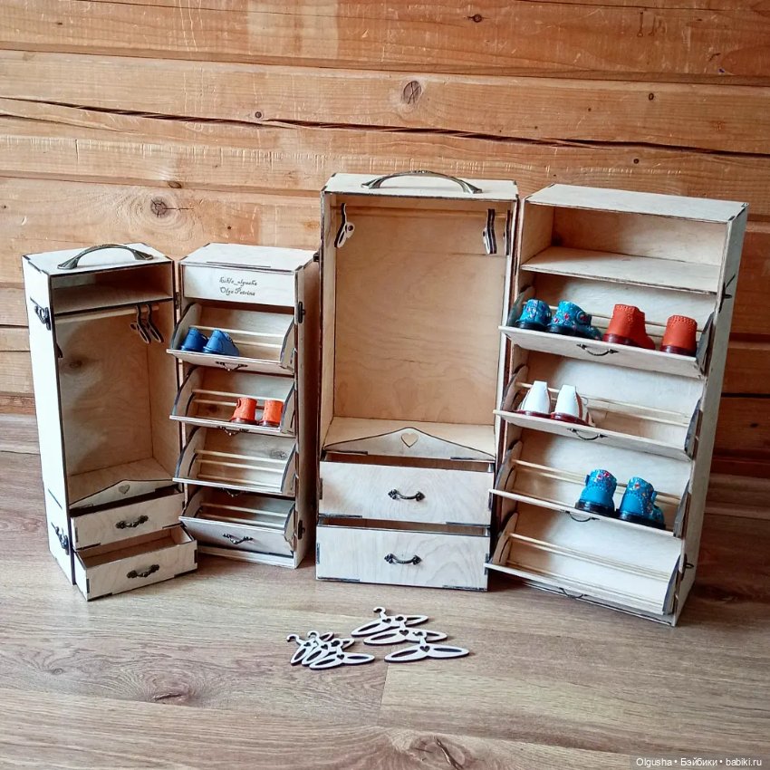 Переносные гардеробные для кукол (фото 2)