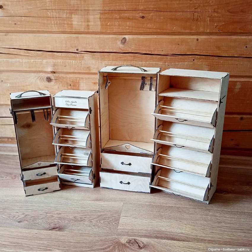 Переносные гардеробные для кукол (фото 3)