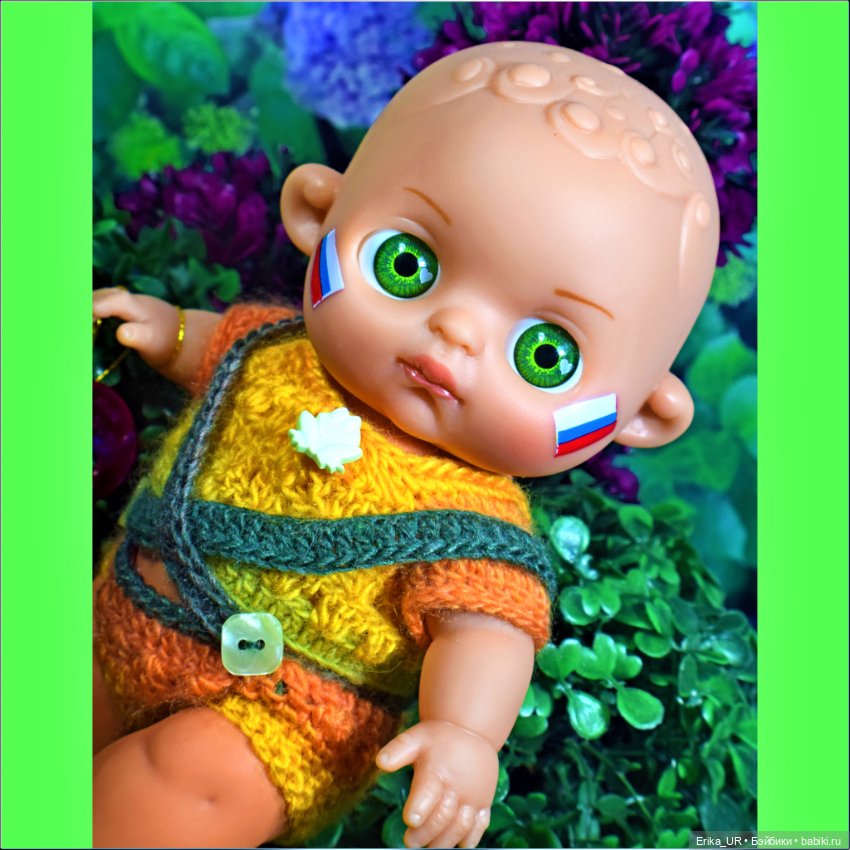 Перепись КуклоНаселения. 3 пупса с круглыми глазками - "бусинками" (фото 3)