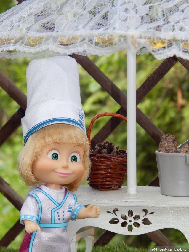 Варенье — Куклы Маша и Медведь (Simba): Маша в кармашке