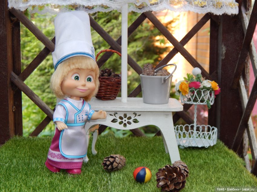 Варенье — Куклы Маша и Медведь (Simba): Маша в кармашке