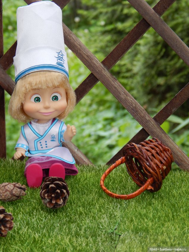 Варенье — Куклы Маша и Медведь (Simba): Маша в кармашке