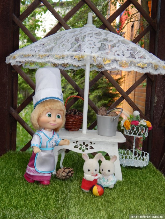 Варенье — Куклы Маша и Медведь (Simba): Маша в кармашке