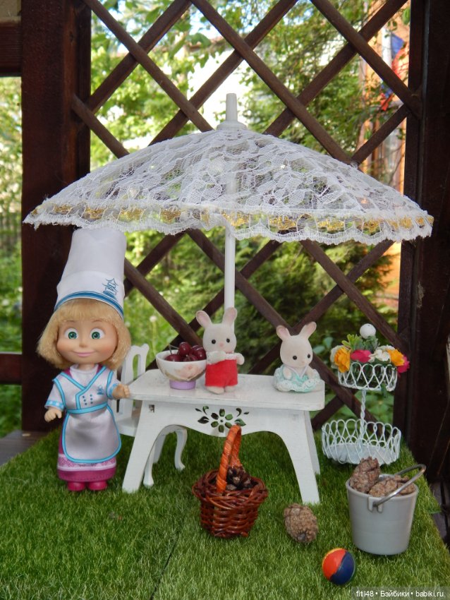 Варенье — Куклы Маша и Медведь (Simba): Маша в кармашке