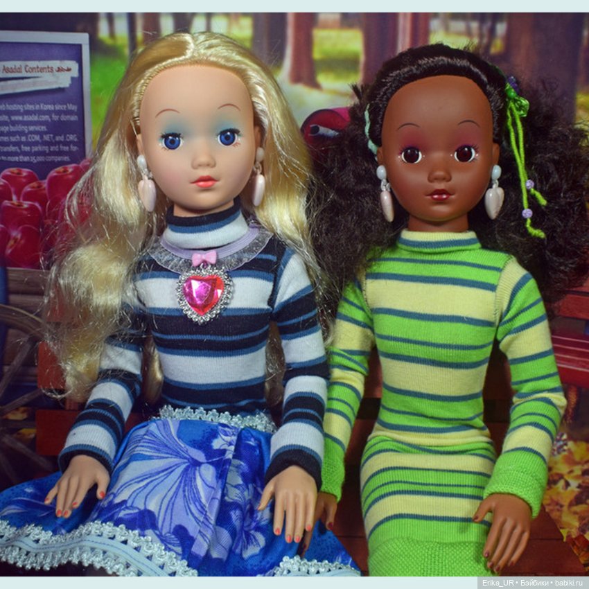Перепись КуклоНаселения. 2 doll Pretty-Always-Sisters-Collection, Kennner, Big-oldest-Sister, 22”, 1998