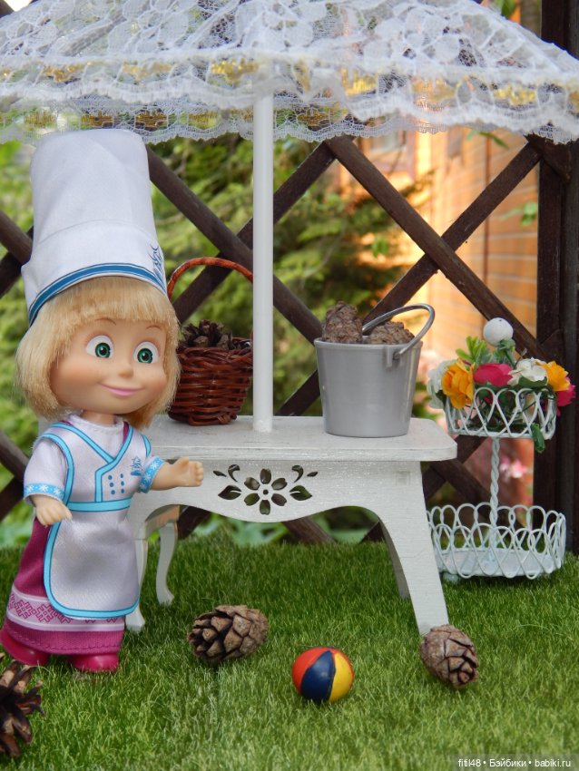 Варенье — Куклы Маша и Медведь (Simba): Маша в кармашке